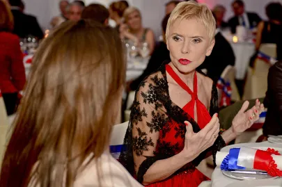 Ewa Błaszczyk, założycielka fundacji, na rzecz której przeprowadzono aukcję.