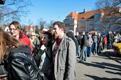Kolejka po bilety na Sopotello