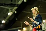 Aleksandra Zych na trybunach