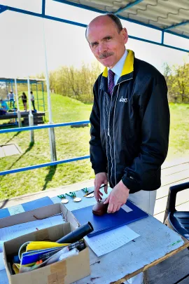 Dyrektor sekcji lekkoatletycznej Lechii Gdańsk Stanisław Lange