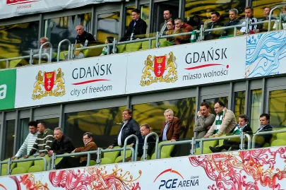 Jacek Karnowski na trybunach