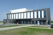 Budynek lotniskowej straży pożarnej