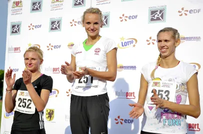 Małgorzata Hołub, Justyna Święty i Iga Baumgart
