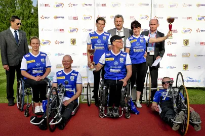 Zwycięzcy 1500m na wózkach