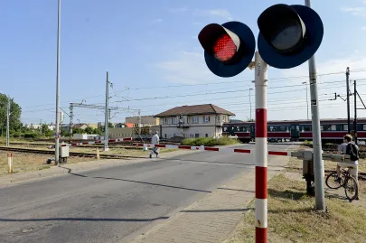 Przejazd kolejowy przez ulicę Północną
