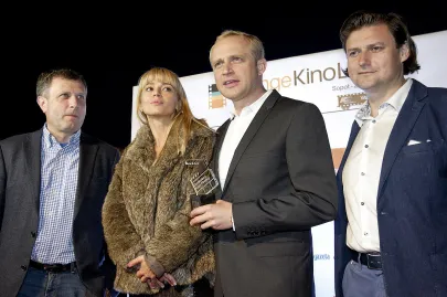 Jacek Karnowski, Anna Przybylska, Piotr Adamczyk i Paweł Patkowski