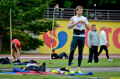 Dawid Kościów (LKS Jantar Ustka) - rzut oszczepem