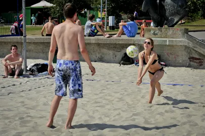 Siatkówka na plaży