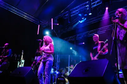 Ceremonię otwarcia jarmarku uwiecznił na koniec koncert Urszuli