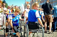 03.08.2013. 20. Bieg św. Dominika. Wyścig "wózkarzy" Kobiet i Mężczyzn   Puchar MSiT na dystansie 3,76km. 
