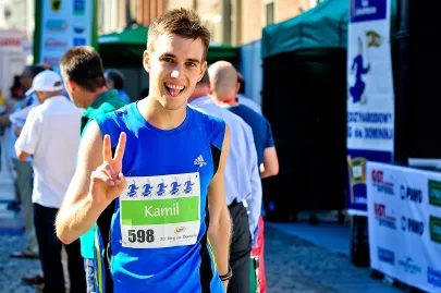 Bieg kobiet i mężczyzn na dystansie 5km.