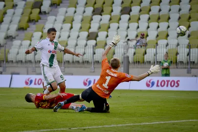 Piotr Grzelczak marnuje "setkę"