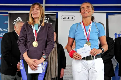 Aurelia Stołowska i Ewa Sobkowiak