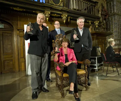 laureaci Neptunów 2013 Janusz Głowacki, Elżbieta Sikora, Andrzej Dudziński