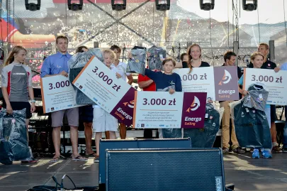 Stypendyści Energa Sailing: Szymon Urzędowski, Piotr Ostrowski, Mikołaj Staniul, Filip Szmit, Emilia Zygarłowska i Krzysztof Bykowski