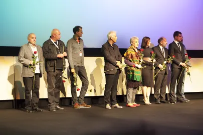Aktorzy i twórcy filmu "Papusza"