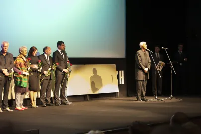 Aktorzy i twórcy filmu "Papusza"