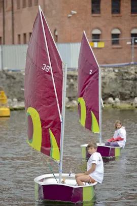 Wyścig w klasie Optimist