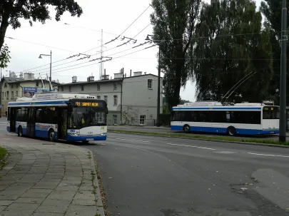Gdyńskie trolejbusy w Sopocie