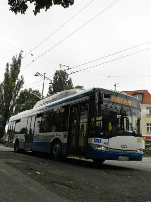 Gdyński trolejbus w Sopocie