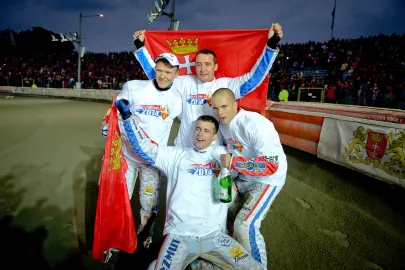Dawid Stachyra, Krystian Pieszczek, Artur Mroczka i Renat Gafurov