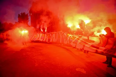 Zabawa przed stadionem