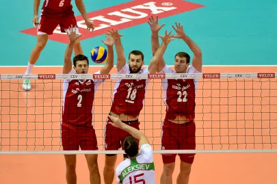 Michał Winiarski, Marcin Możdżonek i Grzegorz Bociek