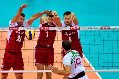 Grzegorz Bociek, Piotr Nowakowski i Bartosz Kurek