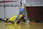 Jacek Burglin broni bramki