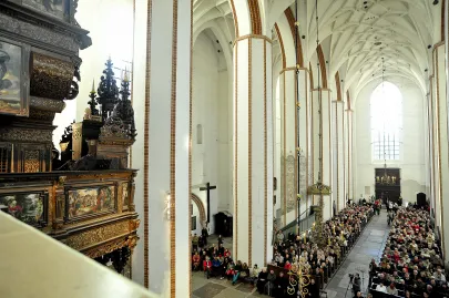 Uroczysta inauguracja nowoodbudowanej sekcji wielkich organów