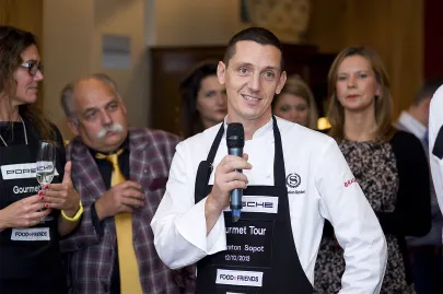 Krystian Szidel, kucharz hotelu Sheraton 