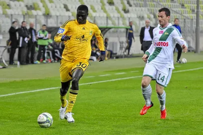 Papa Gueye i Piotr Wiśniewski