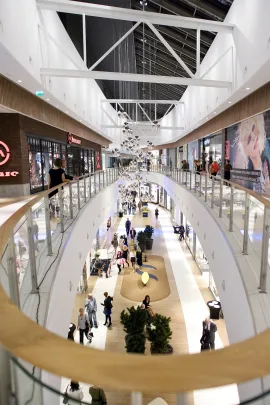 Wnętrze centrum