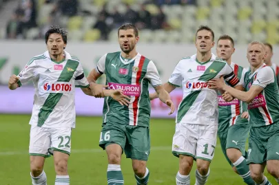Daisuke Matsui, Dalibor Stevanovic, Marcin Pietrowski i Mariusz Pawelec