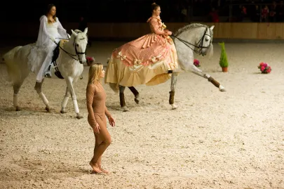 Występ Teatru Konnego "Cabriola"