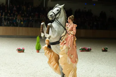 Występ Teatru Konnego "Cabriola"