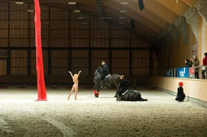 Występ Teatru Konnego "Cabriola"