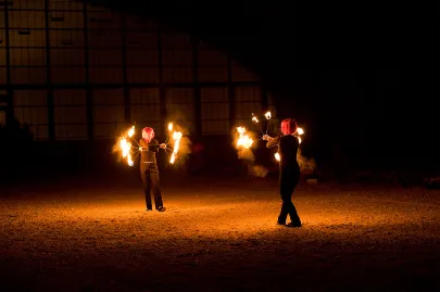 Występ Teatru Konnego "Cabriola"