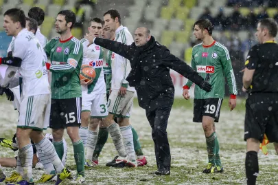 Michał Probierz na boisku