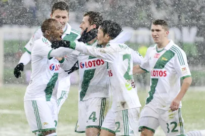 Radość po golu Daisuke Matsui