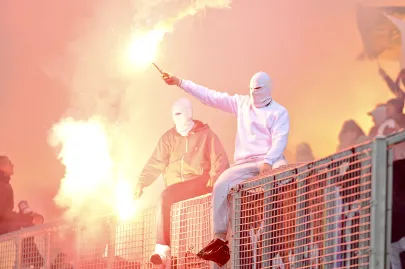 Race w sektorze Legii Warszawa