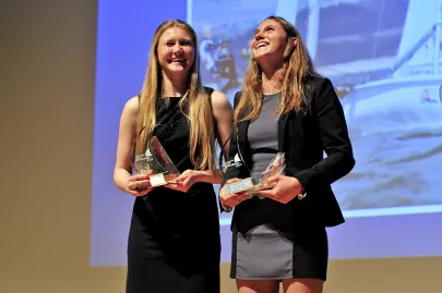 Ewa Romaniuk i Katarzyna Goralska, zwyciężczynie w kategorii Juniorka Roku