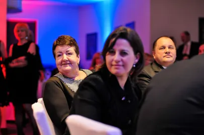 Henryka Krzywonos z gośćmi
