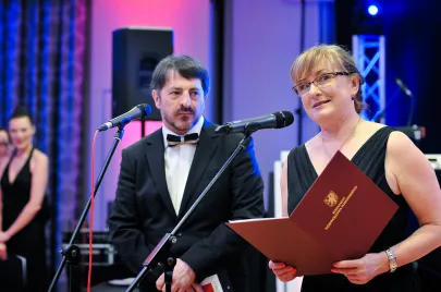 Prezes Fundacji Alicja Stolarczyk i Sławomir Łoboda