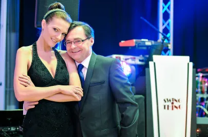 Zabawę poprowadził duet znanych prezenterów: Agata Konarska i Paweł Pochwała