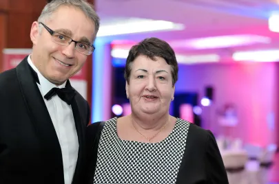 Alain Mompert i Henryka Krzywonos