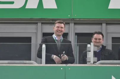 Z lewej Andrzej Juskowiak