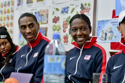 Erik Kynard i Nia Ali
