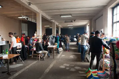 Odwiedzający targi