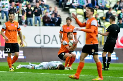 Dorde Cotra nie wierzy, że faulował Macieja Makuszewskiego
